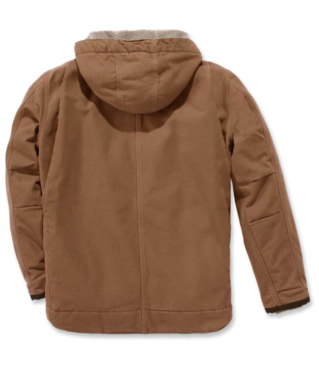 Carhartt Bartlett Werkjas Gevoerd met Capuchon Katoen Carhartt Brown
