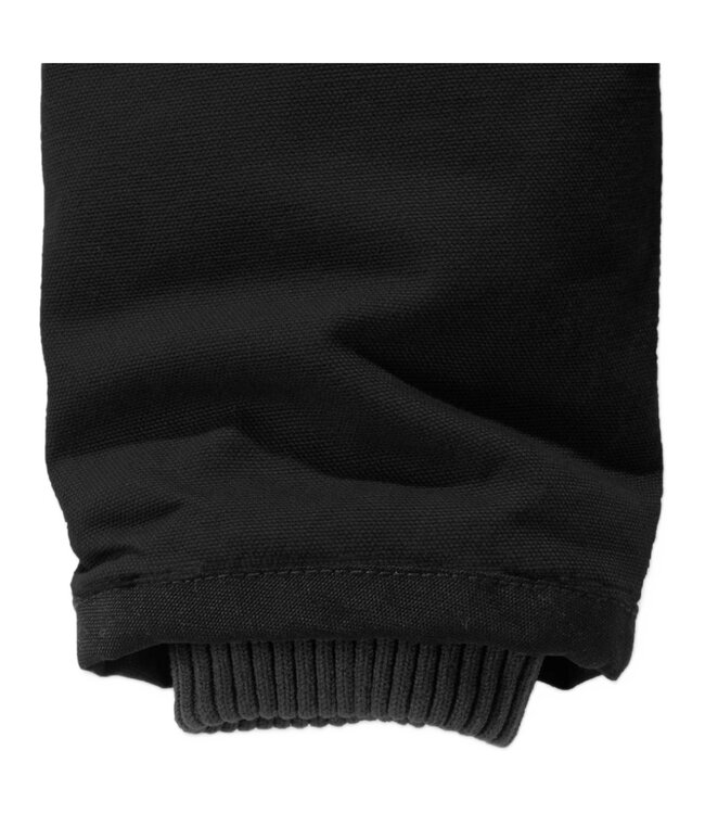 Carhartt Bartlett Werkjas Gevoerd met Capuchon Katoen Zwart