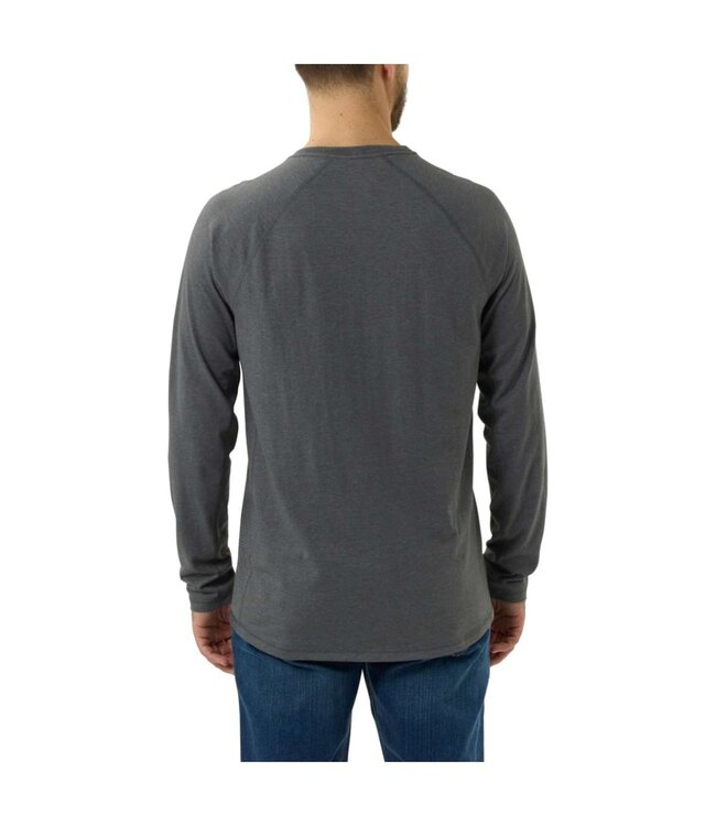 Carhartt Force Pocket T-Shirt Lange Mouw Relaxed Fit Carbon Heather