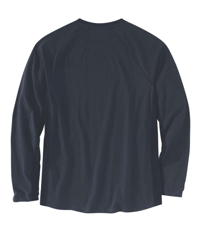 Carhartt Force Pocket T-Shirt Lange Mouw Relaxed Fit Navy