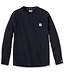 Carhartt Force Pocket T-Shirt Lange Mouw Relaxed Fit Zwart