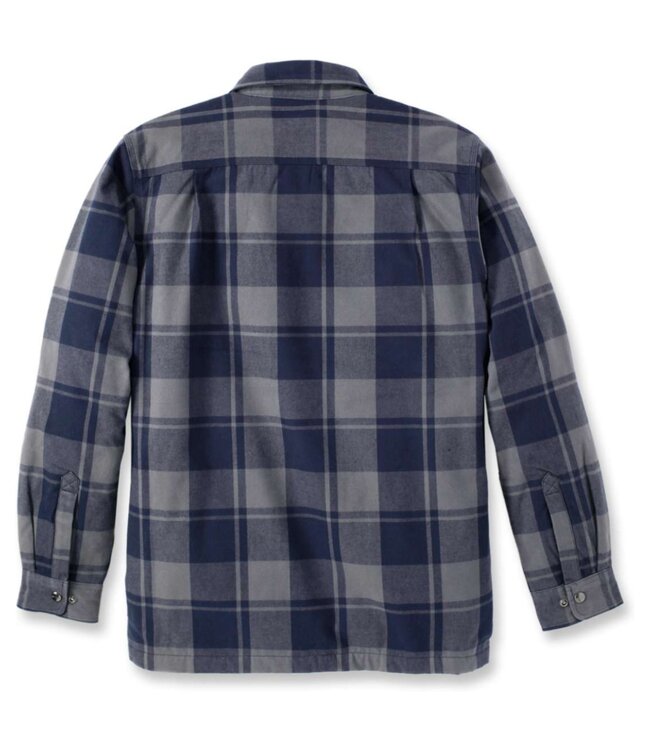 Carhartt Werkoverhemd Flanel Sherpa Gevoerd Relaxed Fit Navy