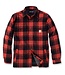 Carhartt Werkoverhemd Flanel Sherpa Gevoerd Relaxed Fit Red Ochre