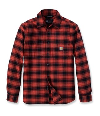 Carhartt Carhartt Werkoverhemd Flanel Fleece Gevoerd Relaxed Fit Red Ochre