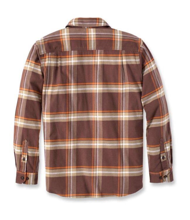Carhartt Werkoverhemd Flanel Fleece Gevoerd Relaxed Fit Chestnut