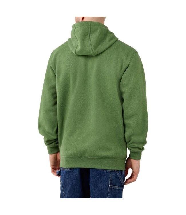 Carhartt Sweater met Capuchon Logo Loose Fit Arborvitae Heather
