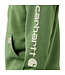 Carhartt Sweater met Capuchon Logo Loose Fit Arborvitae Heather