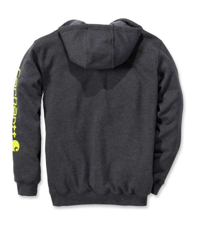 Carhartt Sweater met Capuchon Logo Loose Fit Carbon Heather