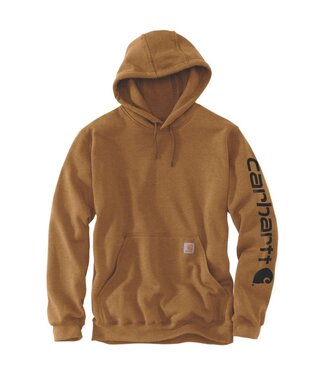 Carhartt Carhartt Sweater met Capuchon Logo Loose Fit Carhartt Brown