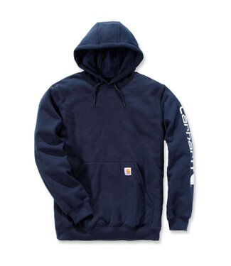 Carhartt Carhartt Sweater met Capuchon Logo Loose Fit New Navy