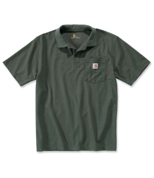 Carhartt Pocket Werkpolo Loose Fit Moss