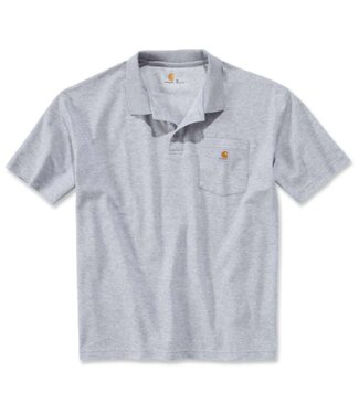 Carhartt Carhartt Pocket Werkpolo Loose Fit Heather Grey