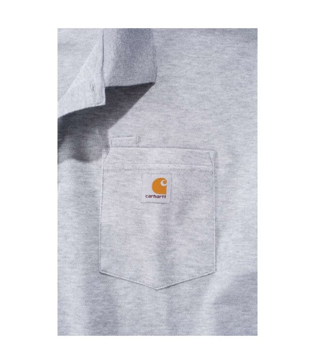 Carhartt Pocket Werkpolo Loose Fit Heather Grey