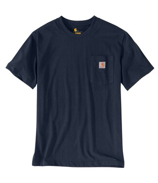 Carhartt Carhartt K87 Pocket T-Shirt Relaxed Fit Navy