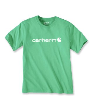 Carhartt Carhartt Core Logo T-Shirt Relaxed Fit Malachite
