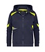DASSY Santos Dames Werktrui Vest Donkerblauw/Geel
