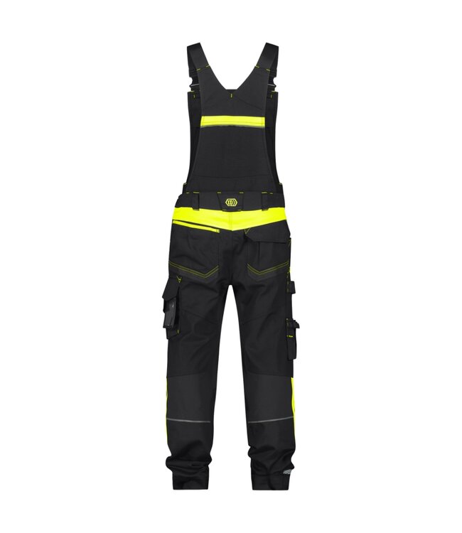 DASSY Ulsan Bretelbroek Zwart/Geel