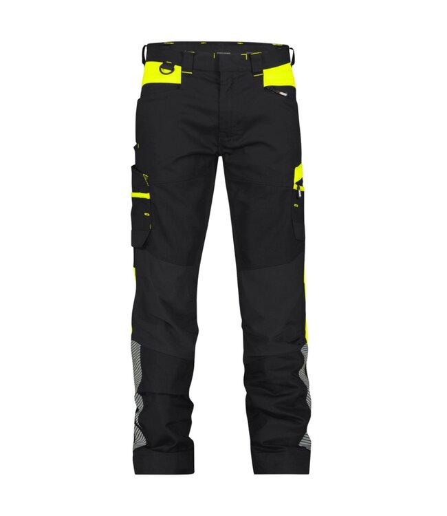 DASSY Hong Kong Werkbroek Stretch Zwart/Geel