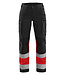 Blaklader 7161 Dames Werkbroek Stretch Zwart/Rood