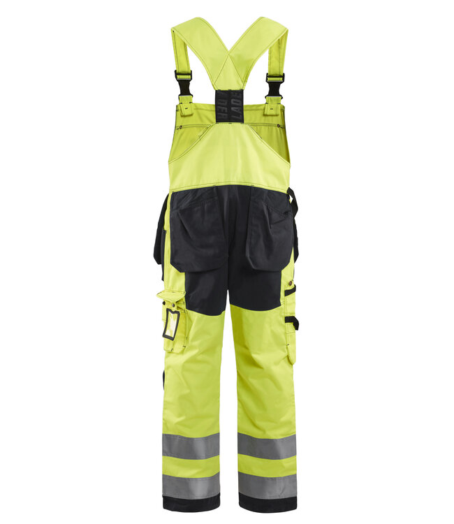 Blaklader 2603 Reflecterende Bretelbroek Geel/Zwart