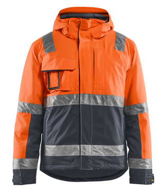 Blaklader Blaklader 4870 Reflecterende Winter Werkjas Oranje/Medium Grijs