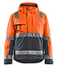 Blaklader 4870 Reflecterende Winter Werkjas Oranje/Medium Grijs