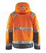 Blaklader 4870 Reflecterende Winter Werkjas Oranje/Medium Grijs