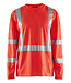 Blaklader 3383 Reflecterende UV T-Shirt Lange Mouw Rood