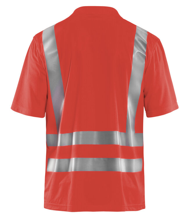 Blaklader 3391 Reflecterende UV Werkpolo Rood