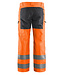 Blaklader 1585 Reflecterende Werkbroek Stretch Oranje/Medium Grijs