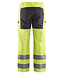 Blaklader 1585 Reflecterende Werkbroek Stretch Geel/Medium Grijs