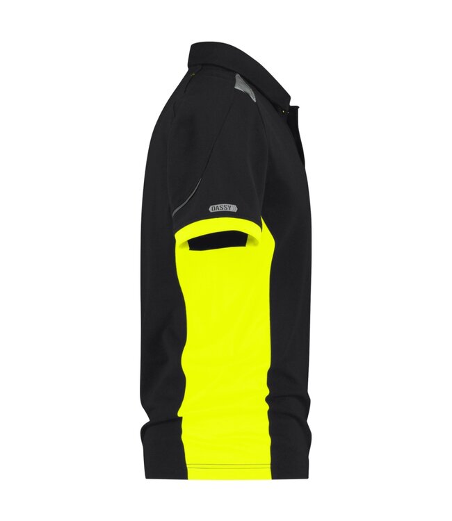 DASSY Veracruz Werkpolo Zwart/Geel