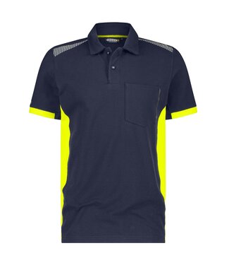 DASSY DASSY Veracruz Werkpolo Donkerblauw/Geel