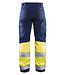 Blaklader 7161 Dames Werkbroek Stretch Marineblauw/Geel