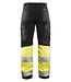 Blaklader 7161 Dames Werkbroek Stretch Zwart/Geel