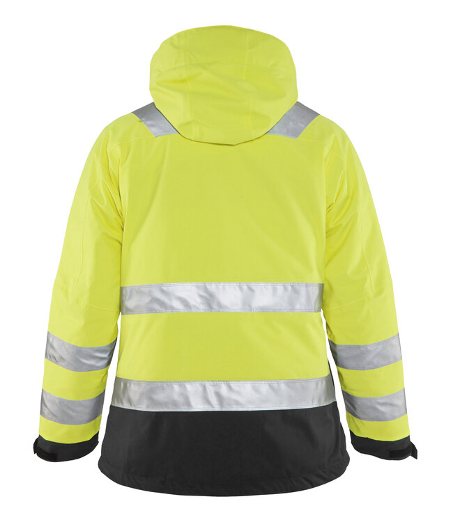 Blaklader 4872 Dames Reflecterende Winter Werkjas Geel/Zwart