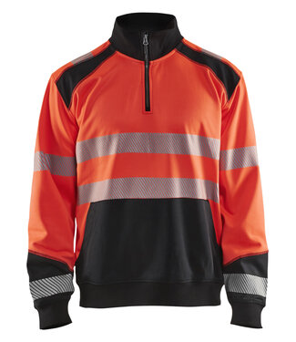 Blaklader Blaklader 3556 Reflecterende Werksweater Rood/Zwart