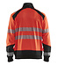 Blaklader 3556 Reflecterende Werksweater Rood/Zwart