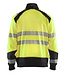 Blaklader 3556 Reflecterende Werksweater Geel/Zwart