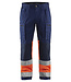 Blaklader 1551 Reflecterende Werkbroek Stretch Marineblauw/Oranje