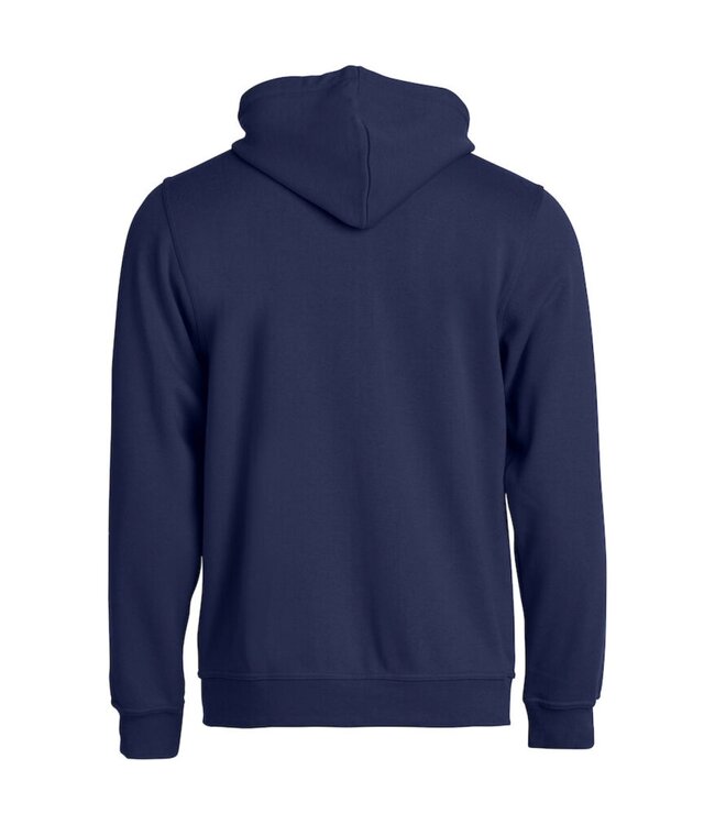 Clique Basic Hoody Full Zip Donkerblauw
