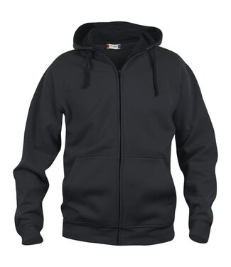 Clique Clique Basic Hoody Full Zip Zwart