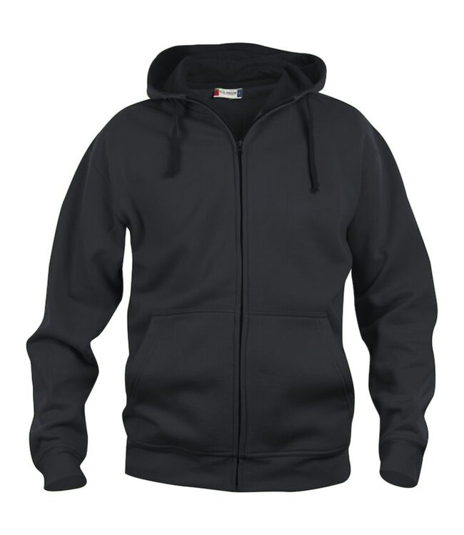 Clique Basic Hoody Full Zip Zwart