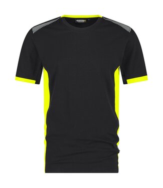DASSY DASSY Tampico T-Shirt Zwart/Geel