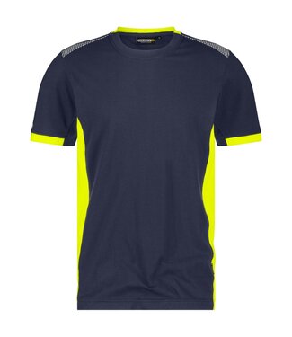 DASSY DASSY Tampico T-Shirt Donkerblauw/Geel