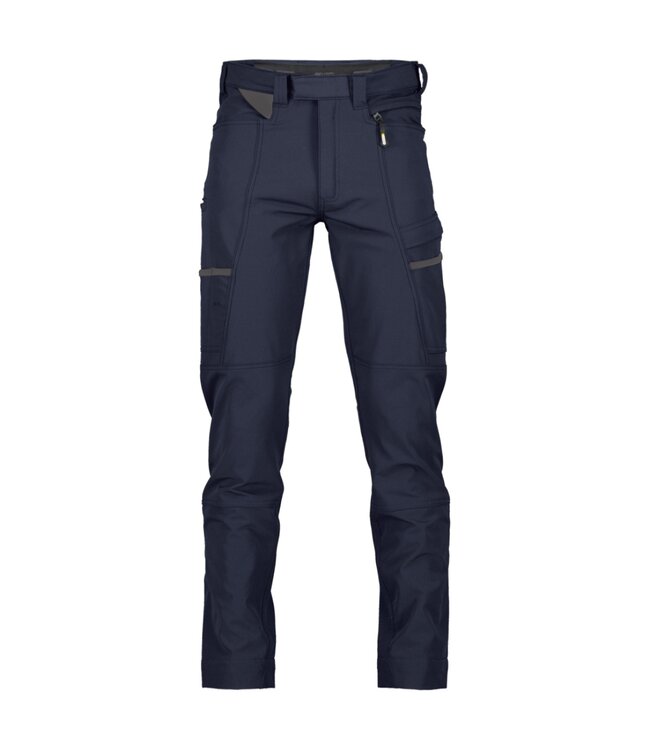 DASSY Storax D-FX Flex 4-way Stretch Werkbroek Donkerblauw/Grijs