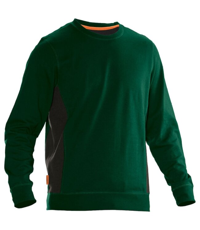 Jobman 5402 Werksweater Bosgroen/Zwart