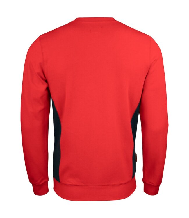 Jobman 5402 Werksweater Rood/Zwart