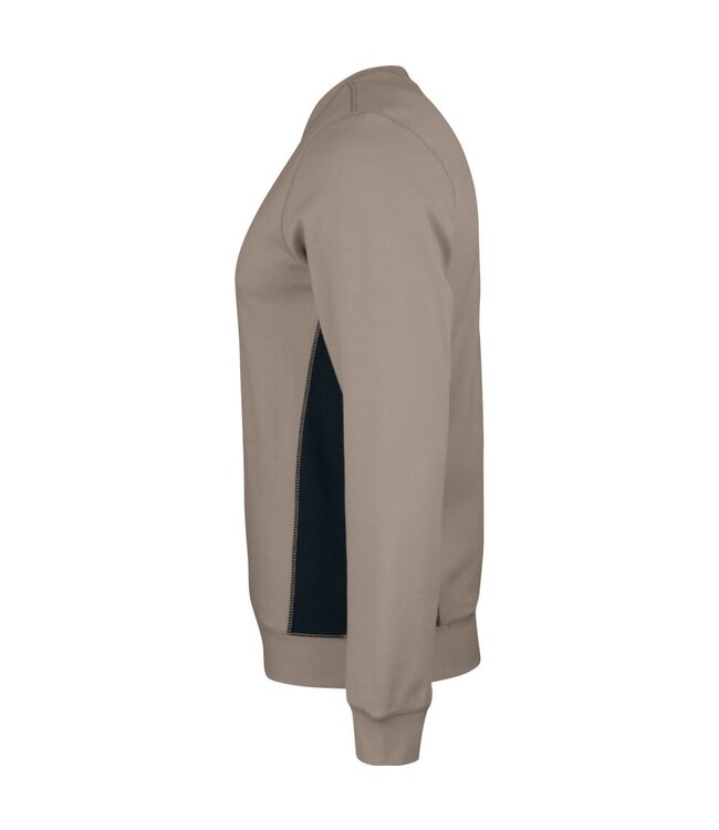 Jobman 5402 Werksweater Khaki/Zwart