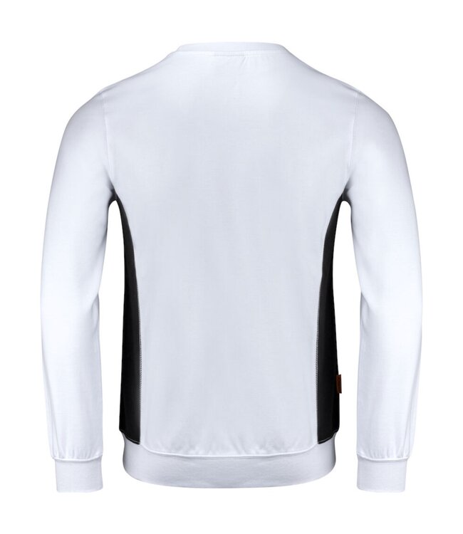Jobman 5402 Werksweater Wit/Zwart